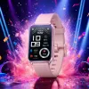 The multi-functional smartwatch comes in a white packaging box for portable sports and health monitoring, suitable for both men and women Specification image